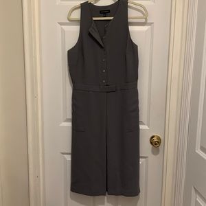 Gray Banana Republic Sleeveless Dress